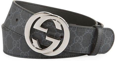 gucci belt grey and black|gucci belt with black buckle.